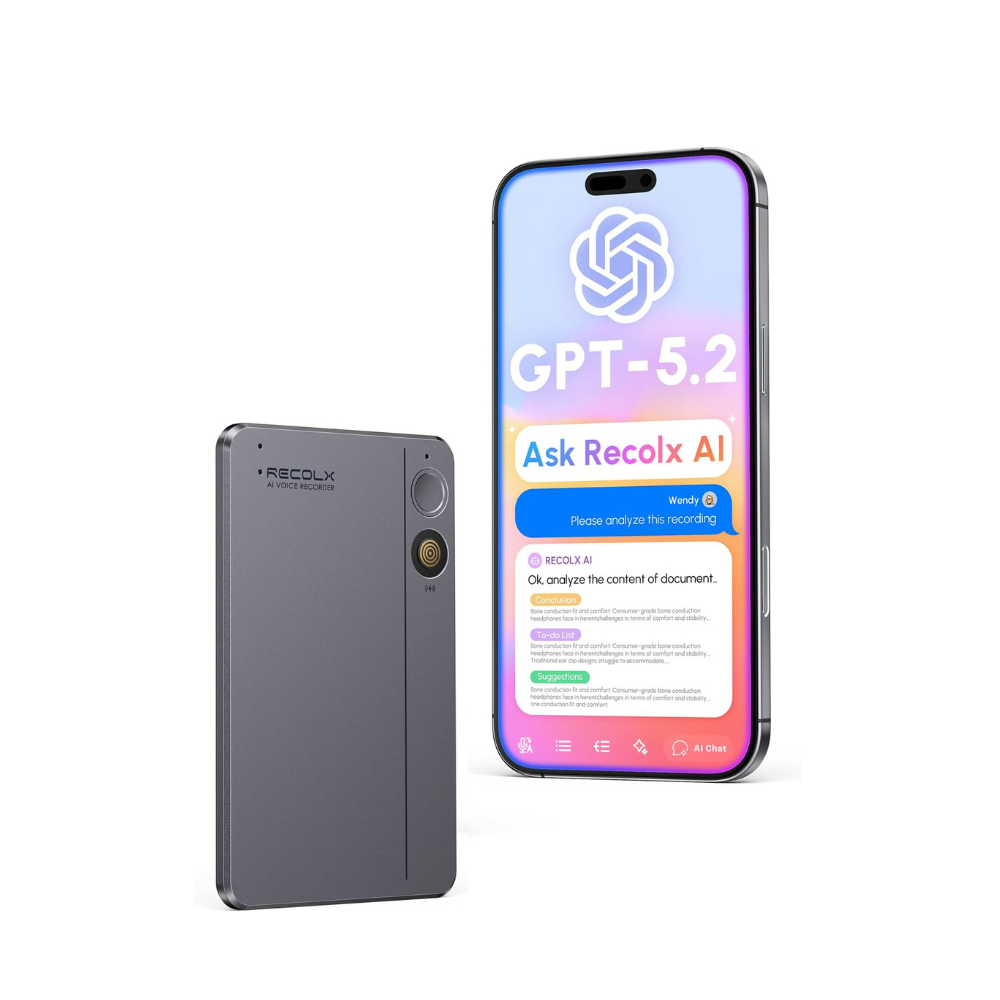 Recolx Tap™ AIボイスレコーダー