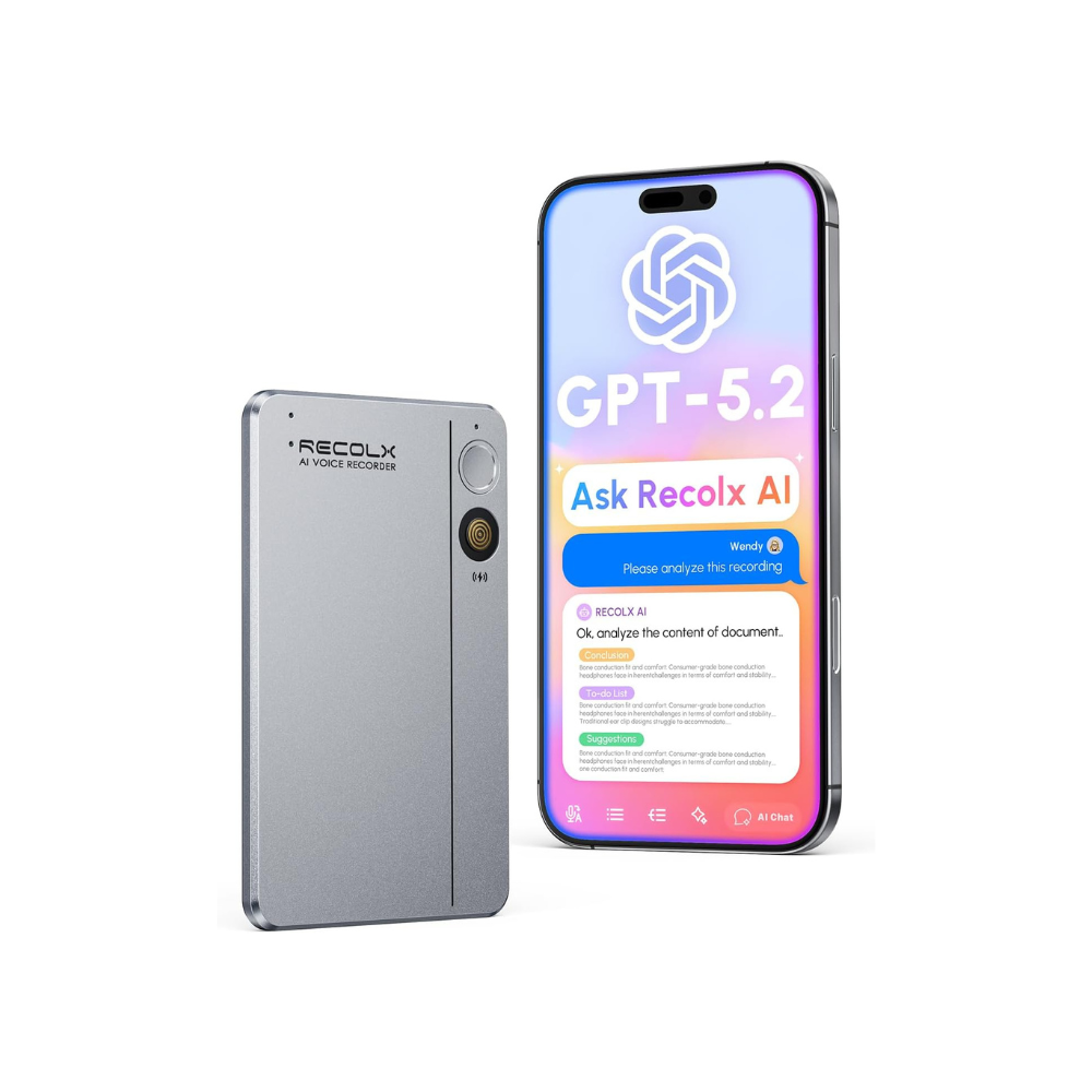 Recolx Tap™ AIボイスレコーダー