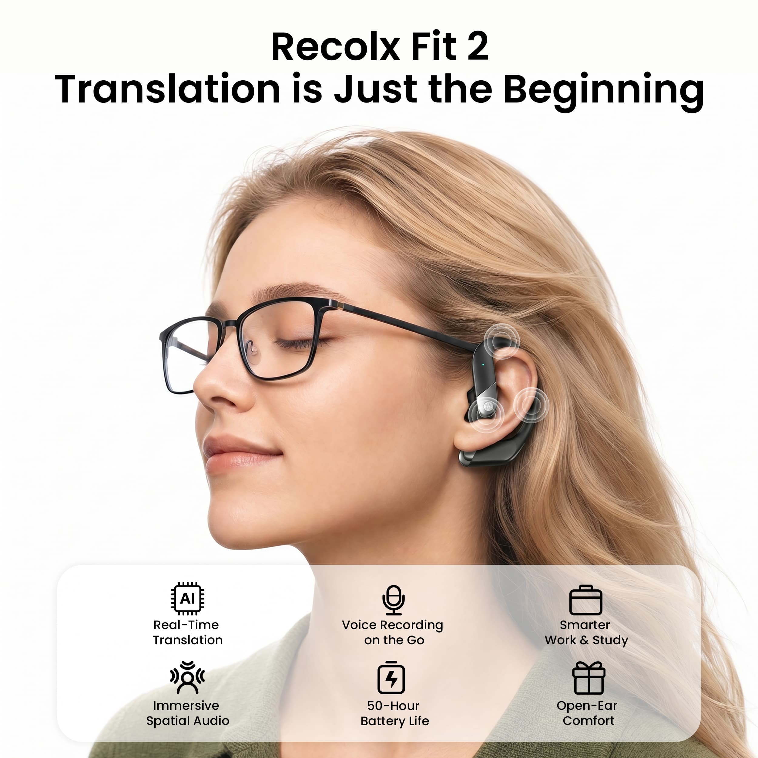Recolx Echo™ AIイヤホン