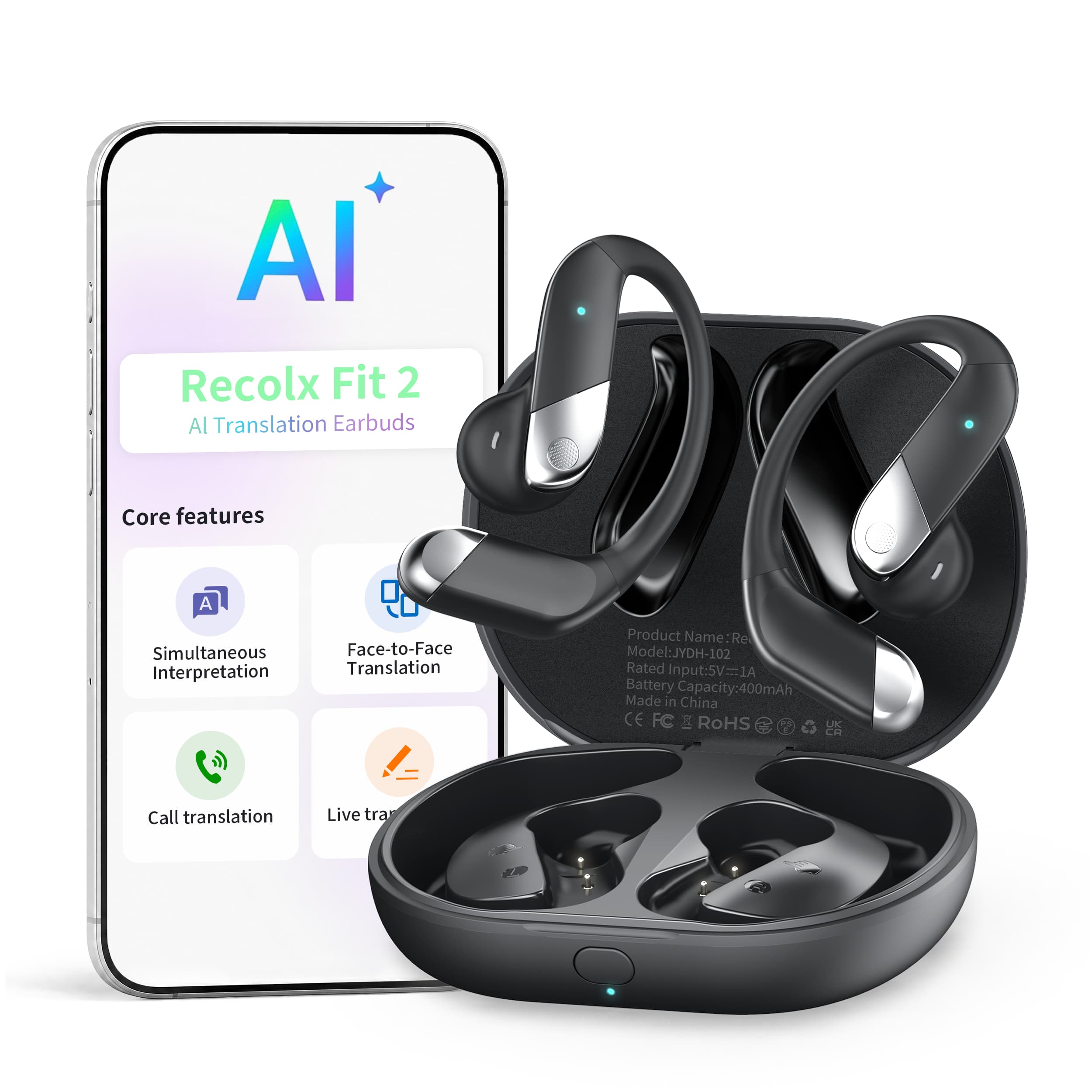 Recolx Echo™ AIイヤホン